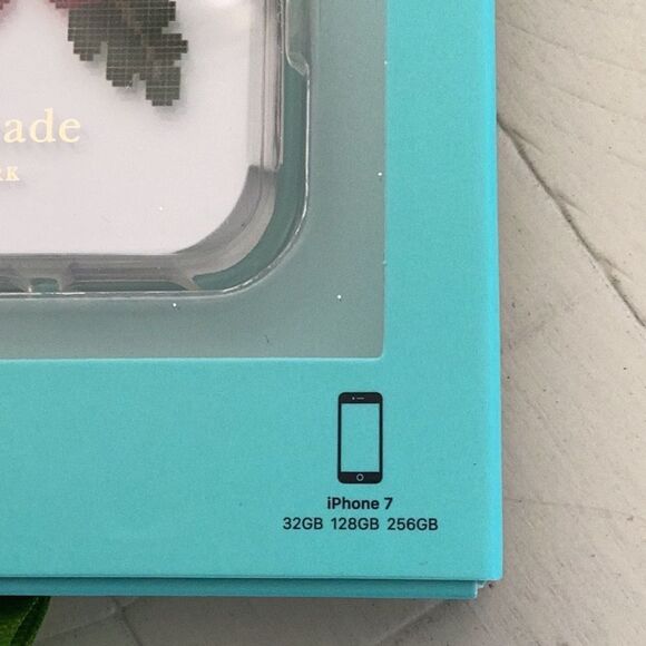 KATE SPADE NIB COMOLD CASE FOR IPHONE 7 NEEDLEPOINT CALL ME - Picture 4 of 5